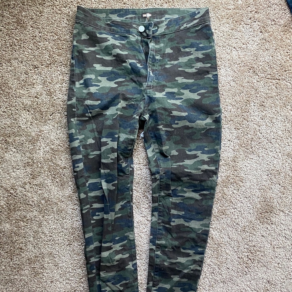 Free People Cropped Slacks